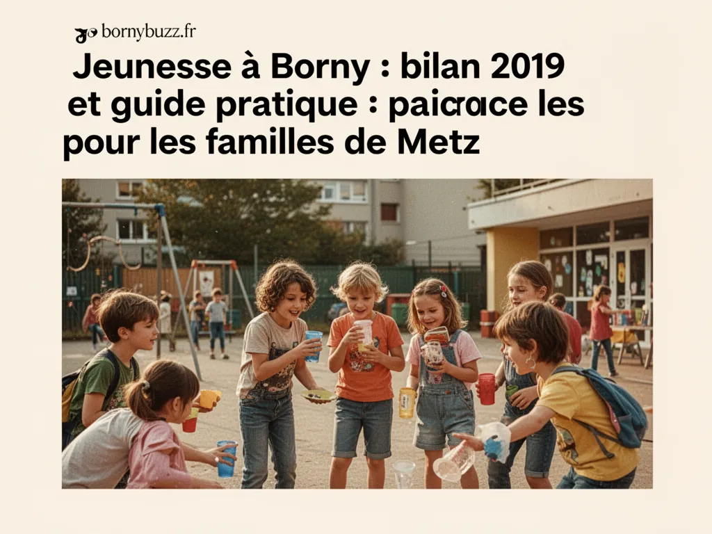 Jeunesse à Borny : bilan 2019 et guide pratique pour les familles de Metz