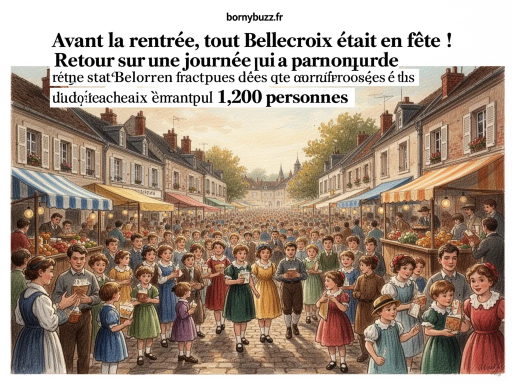 Avant la rentrée, tout Bellecroix était en fête ! Retour sur une journée qui a rassemblé 1 200 personnes