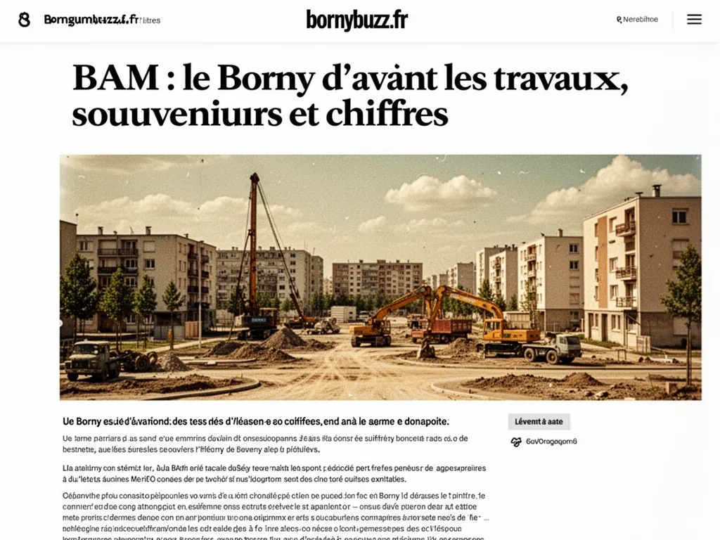 BAM : le Borny d’avant les travaux, souvenirs et chiffres