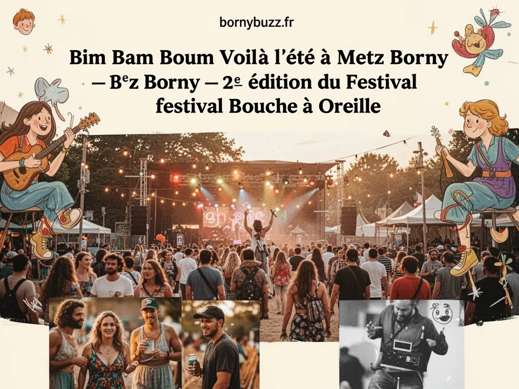 Bim Bam Boum Voilà l’été à Metz Borny : 2ᵉ édition du festival Bouche à Oreille