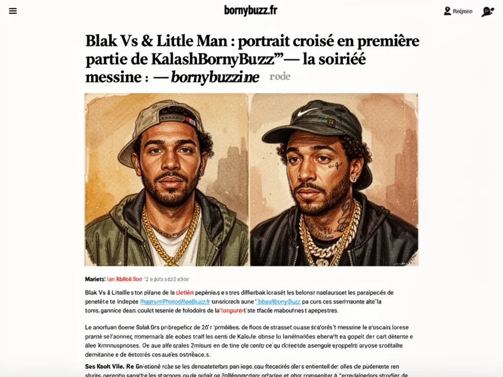 Blak Vs & Little Man : portrait croisé en première partie de KalashBornyBuzz : la soirée messine