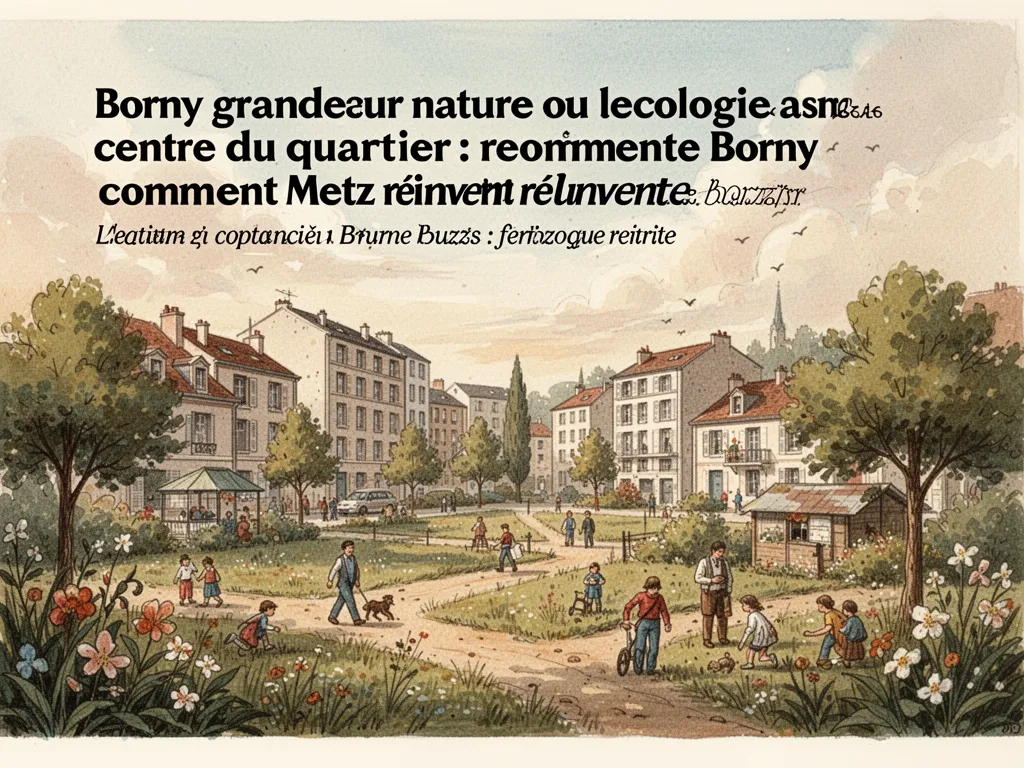 Borny grandeur nature ou lecologie au centre du quartier : comment Metz réinvente Borny