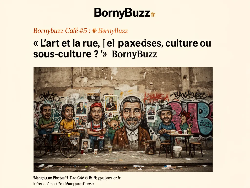 Bornybuzz Café #5 : « L'art et la rue, culture ou sous-culture ? »BornyBuzz