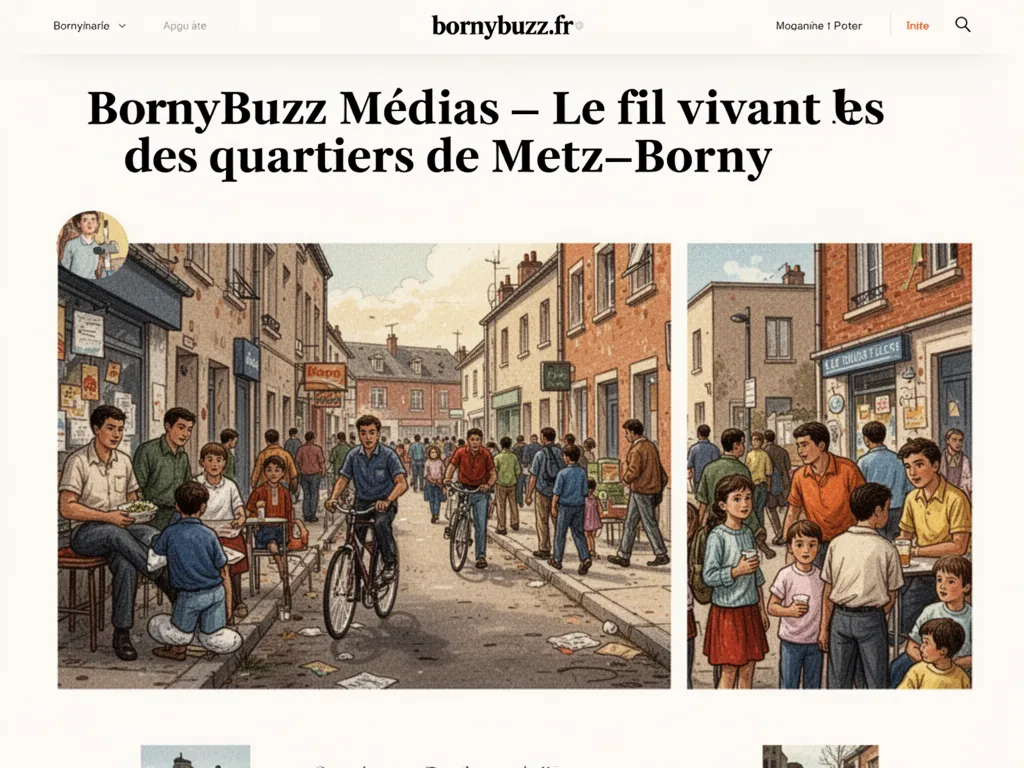 BornyBuzz Médias : Le fil vivant des quartiers de Metz‑Borny