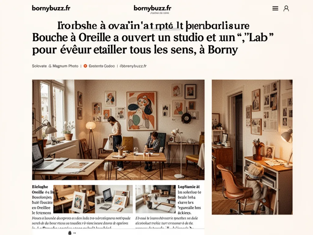 Bouche à Oreille a ouvert un studio et un "Lab" pour éveiller tous les sens, à Borny