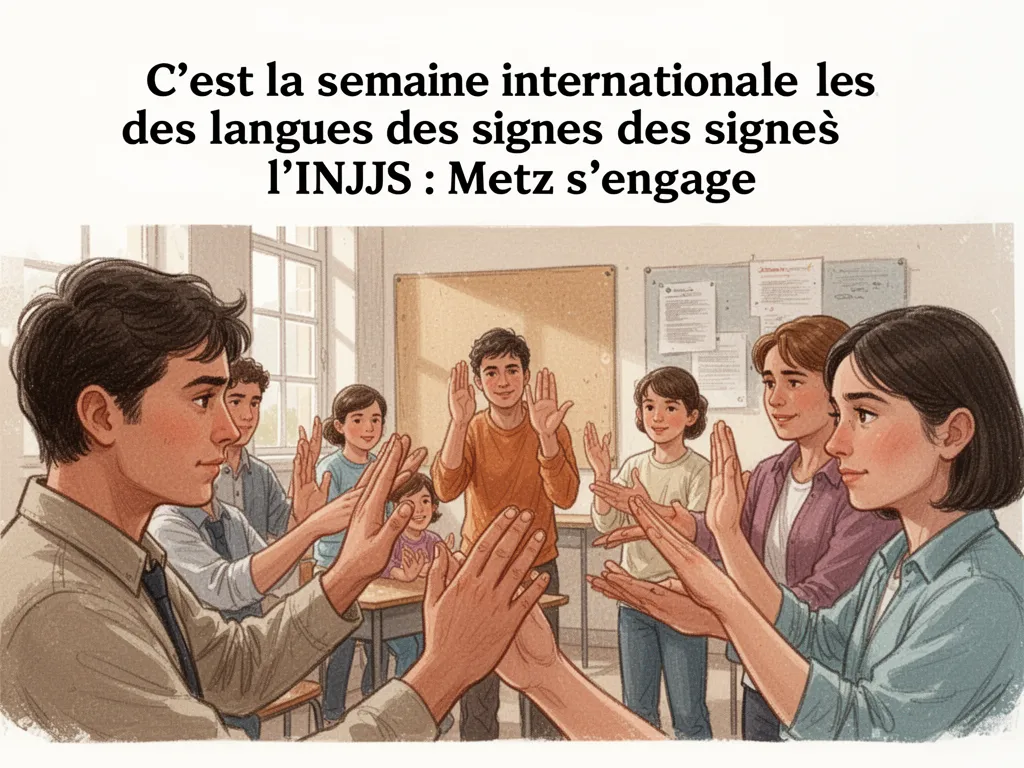 C'est la semaine internationale des langues des signes à l'INJS : Metz s'engage
