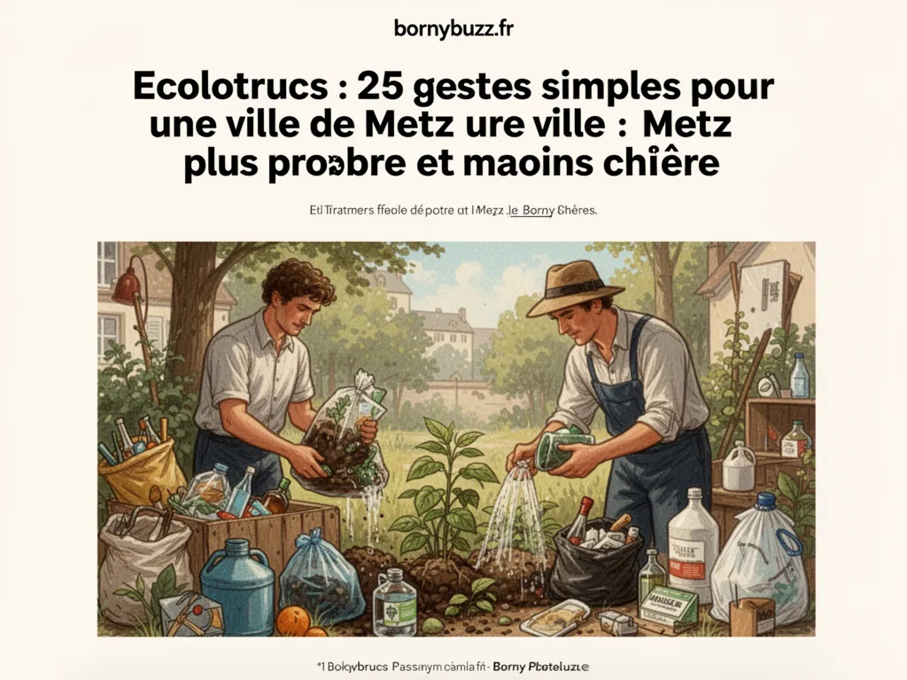 Ecolotrucs : 25 gestes simples pour une ville de Metz plus propre et moins chère