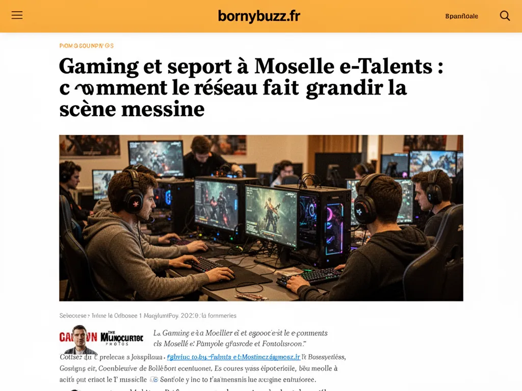 Gaming et esport à Moselle e-Talents : comment le réseau fait grandir la scène messine