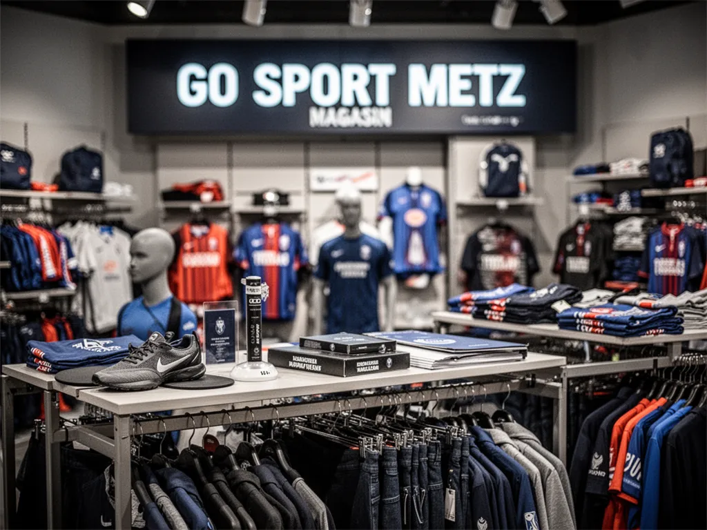 La devanture fermée de l'ancien Go Sport à Metz, stores baissés et panneaux de liquidation retirés