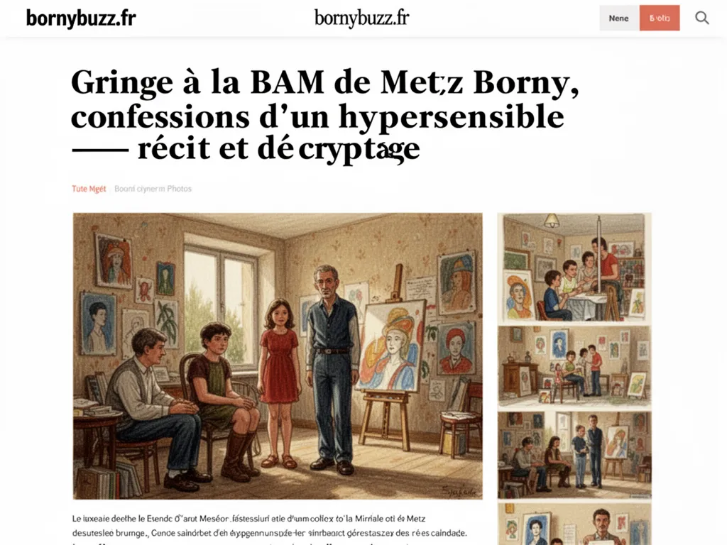 Gringe à la BAM de Metz Borny, confessions d'un hypersensible : récit et décryptage