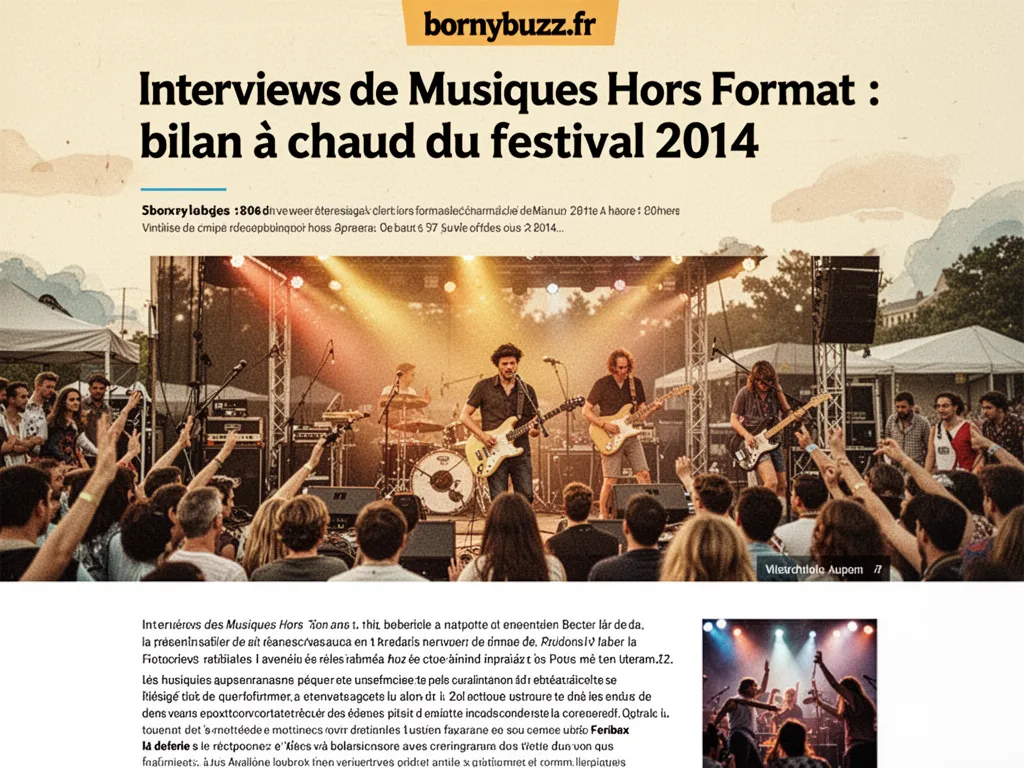 Interviews de Musiques Hors Format : bilan à chaud du festival 2014