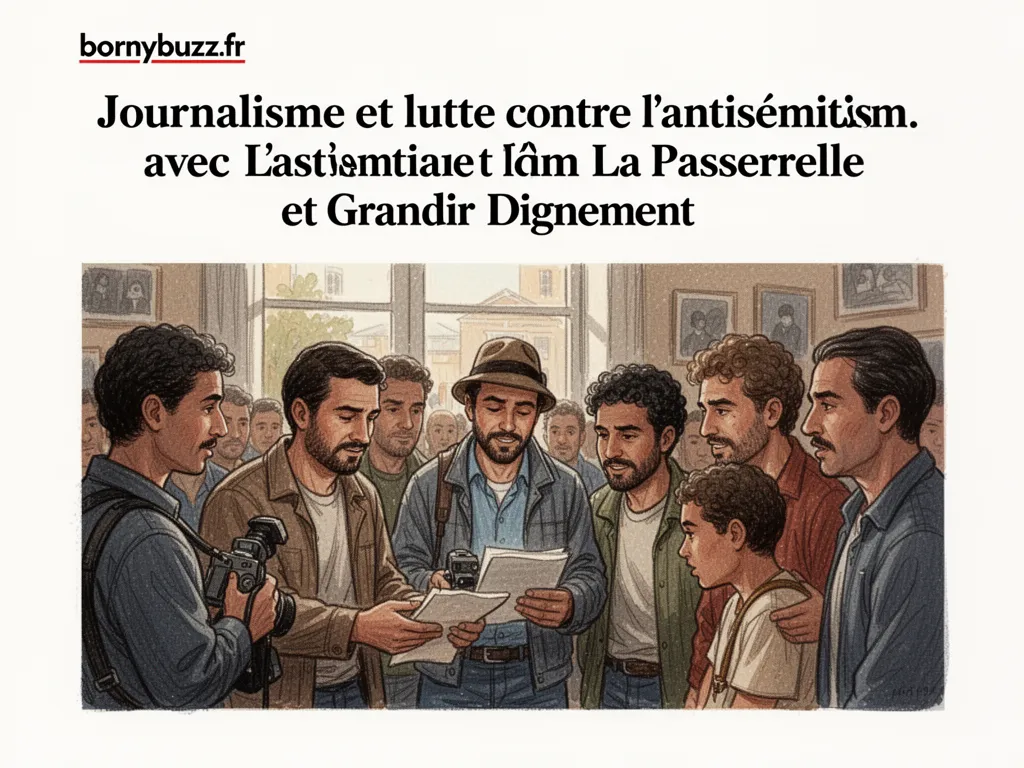 Journalisme et lutte contre l'antisémitisme avec La Passerelle et Grandir Dignement