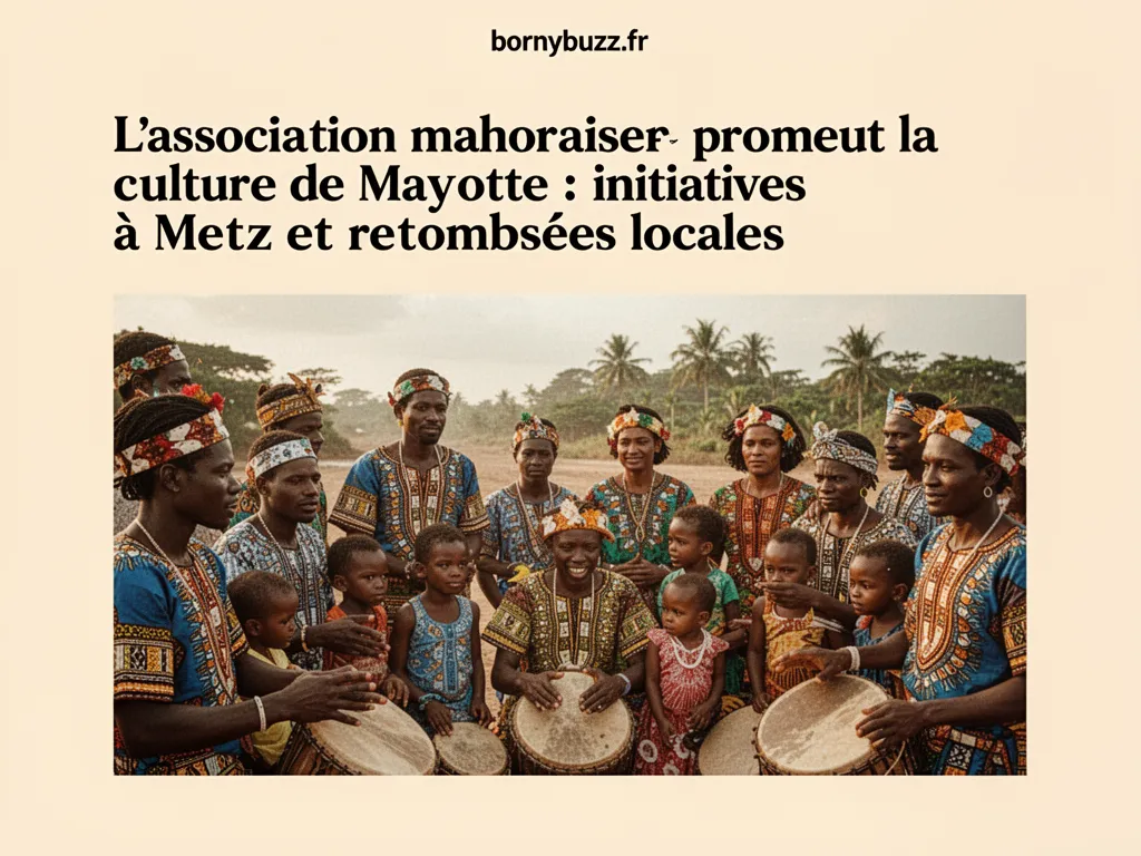 L'association mahoraise promeut la culture de Mayotte : initiatives à Metz et retombées locales