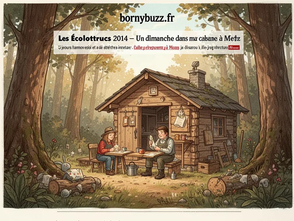Les Écolotrucs 2014 : Un dimanche dans ma cabane à Metz
