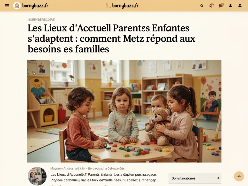 Les Lieux d'Accueil Parents Enfants s'adaptent : comment Metz répond aux besoins des familles