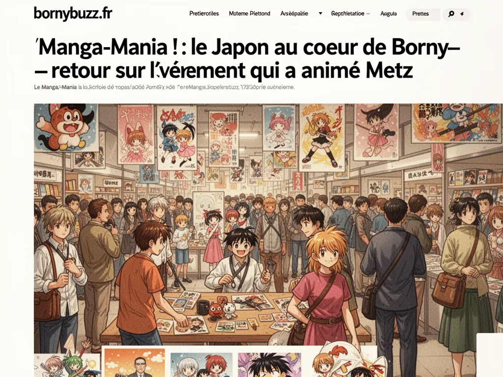 Manga-Mania ! : le Japon au coeur de Borny : retour sur l'événement qui a animé Metz