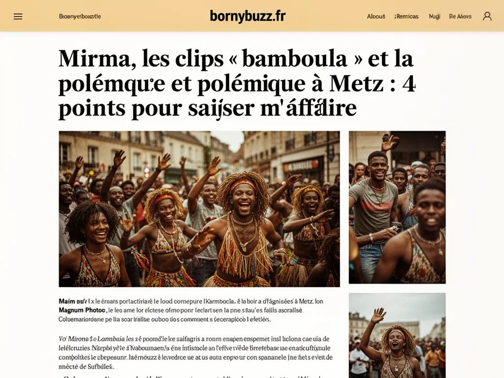 Mirma, les clips « bamboula » et la polémique à Metz : 4 points pour saisir l’affaire