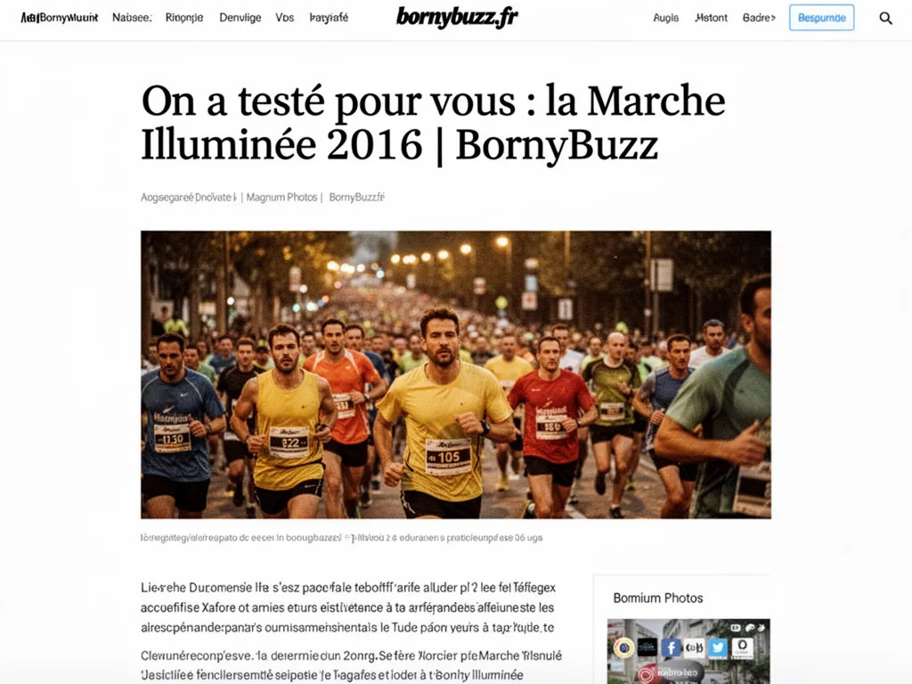 On a testé pour vous : la Marche Illuminée 2016 | BornyBuzz