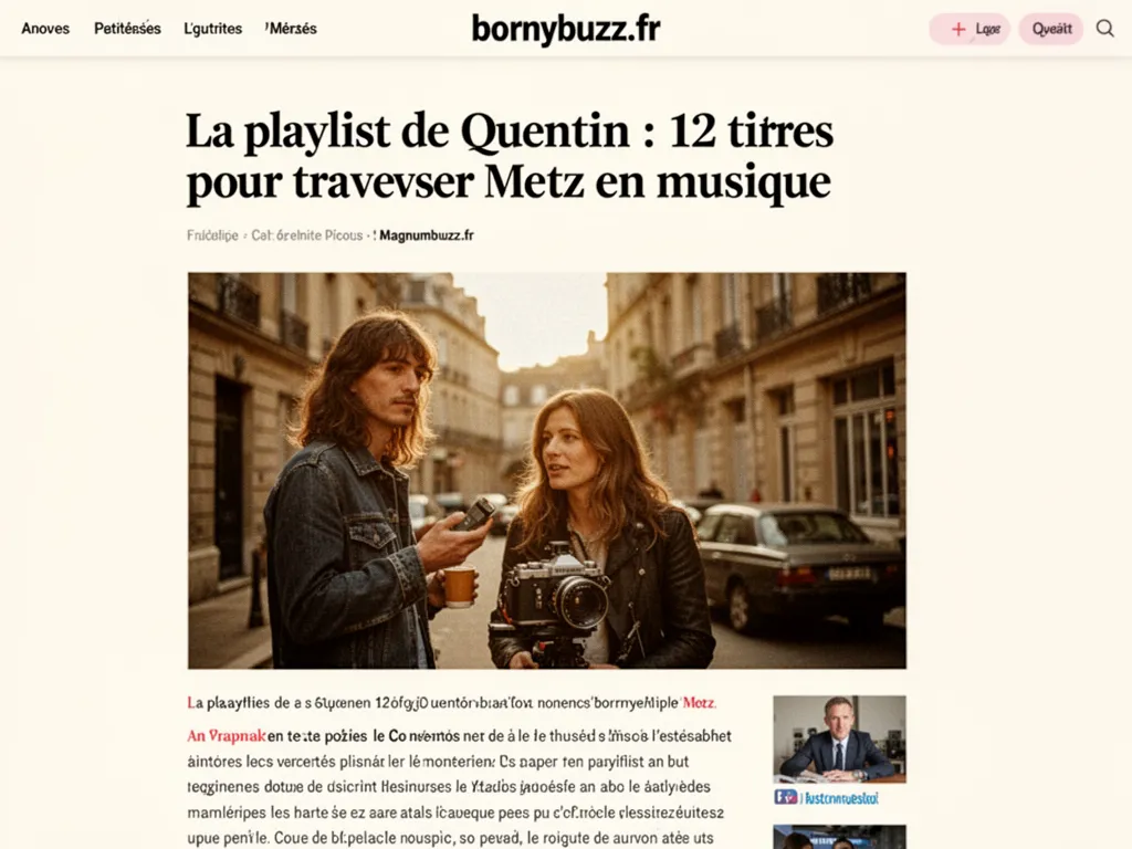 La playlist de Quentin : 12 titres pour traverser Metz en musique