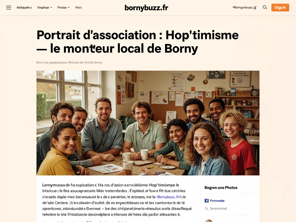 Portrait d'association : Hop'timisme : le moteur local de Borny