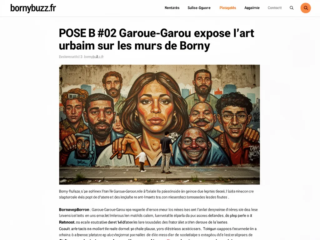 POSE B #02 Garoue-Garou expose l'art urbain sur les murs de Borny