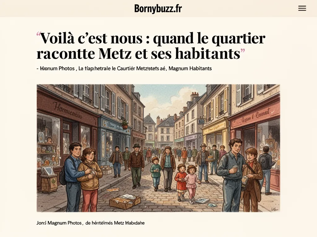 Voilà c'est nous : quand le quartier raconte Metz et ses habitants